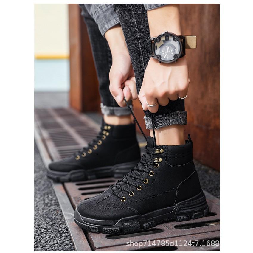 Giày cổ cao thời trang nam cao cấp, Giày thể thao/ Sneakers RM6003B 2 màu
