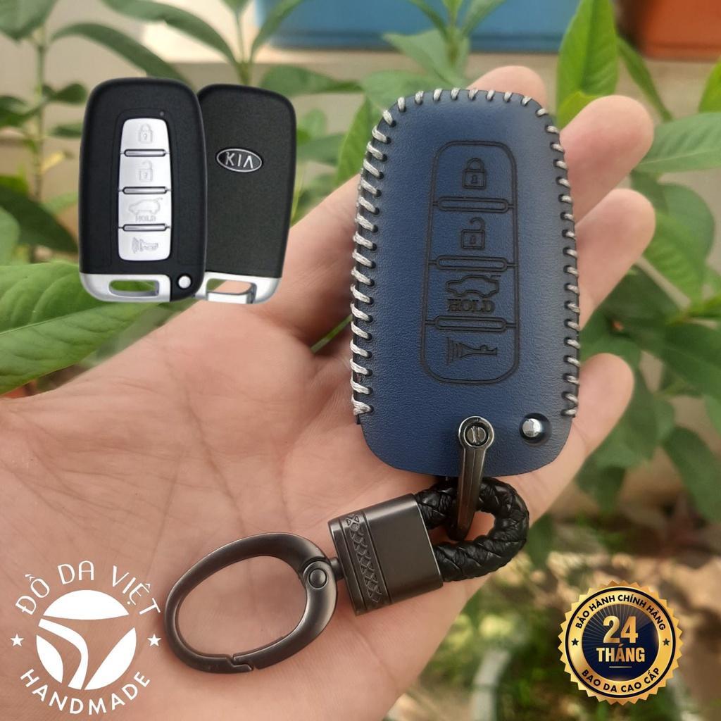 Bao Da Chìa Khóa ô tô KIA FORTE Da Bò Thật, Giá tận Xưởng, Bảo hành 2 năm, khắc tên và sđt chủ xe,