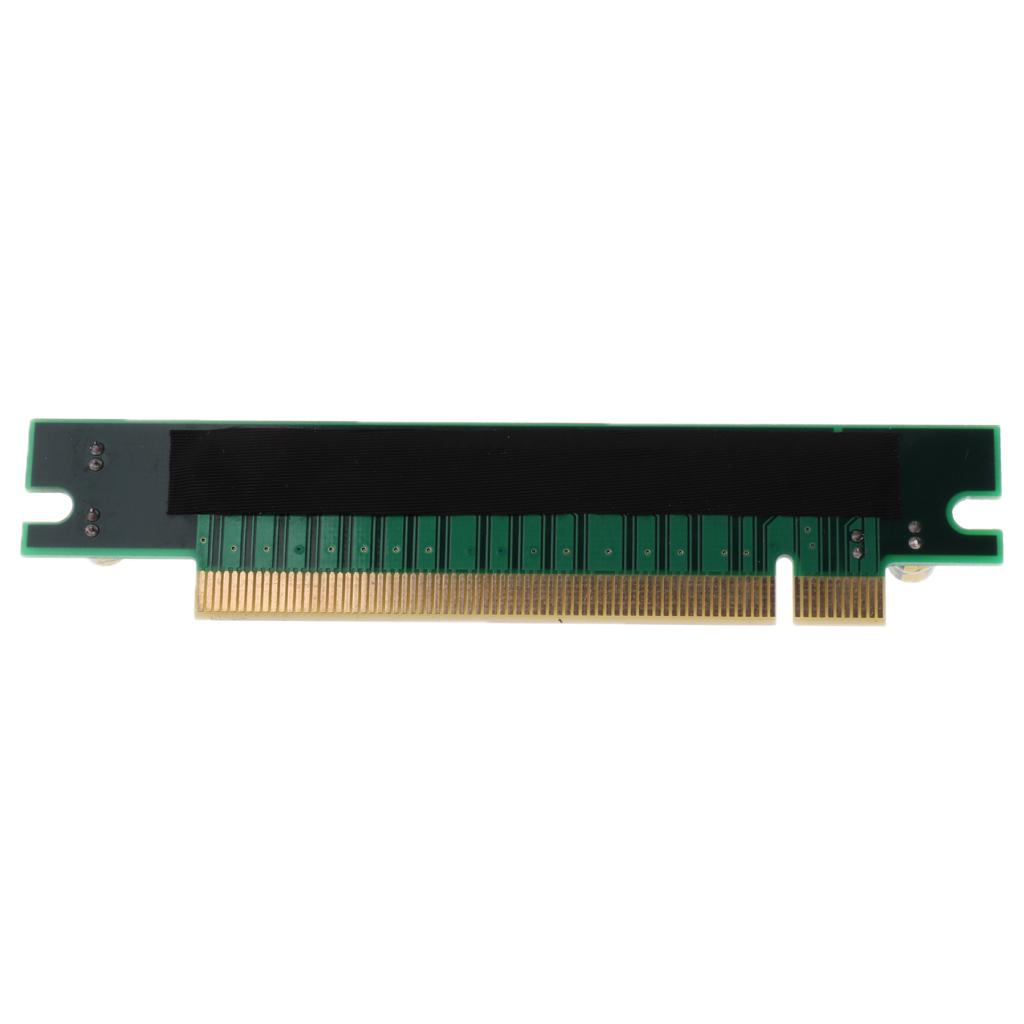 Expansion Board PCIe 16X 90 Degree Adapter Riser Card Converter