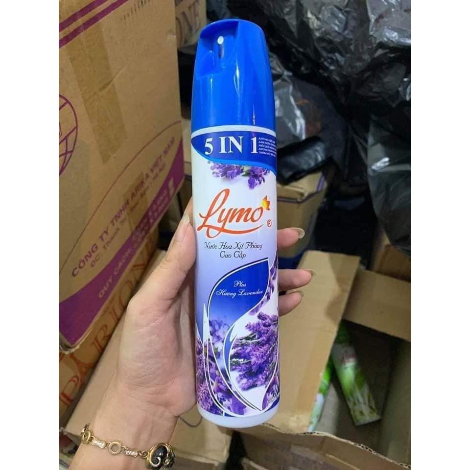 Xịt phòng hương nước hoa Lymo 350ML làm thơm phòng