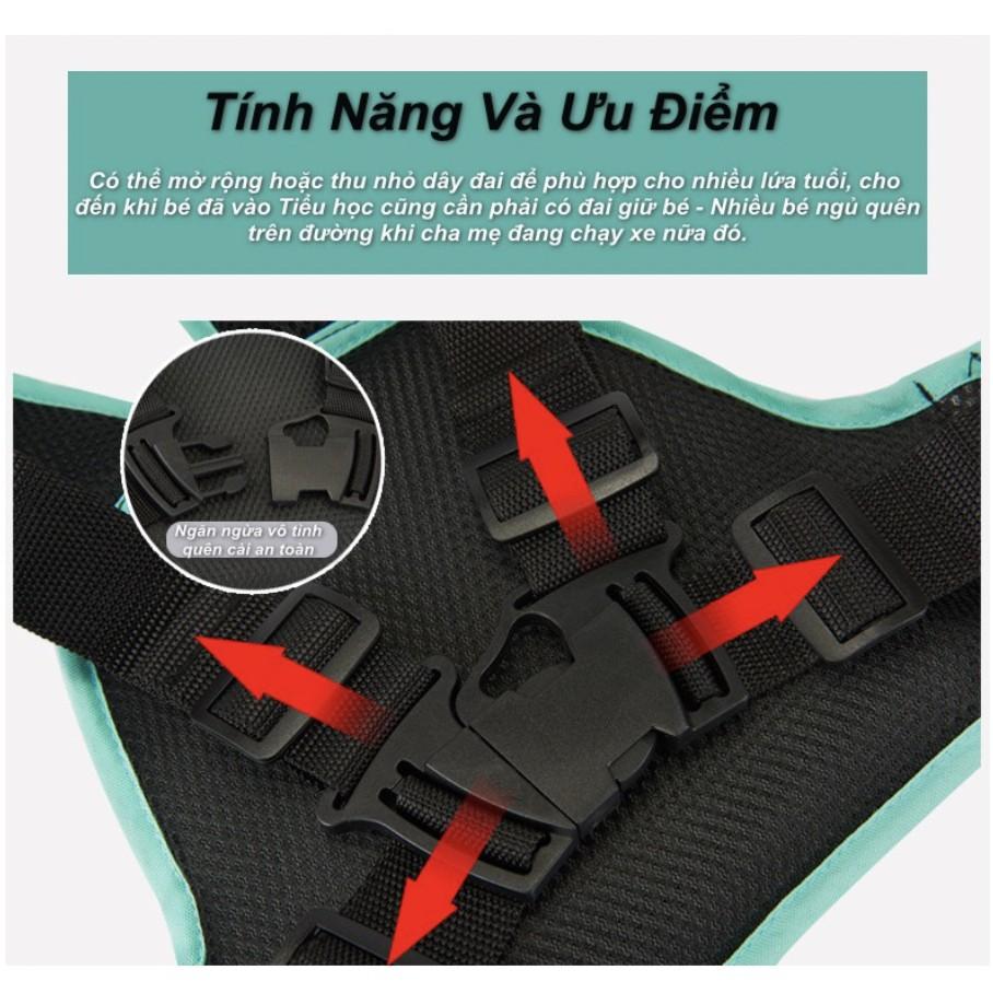 ĐỊU 2 TƯ THẾ AN TOÀN CHO BÉ KHI ĐI XE MÁY ️