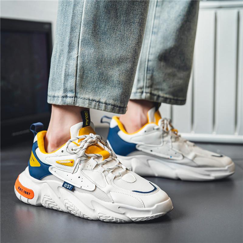 Giày thể thao thiết kế ban đầu cho nam giày thể thao bình thường Color: Blue Shoe Size: 10