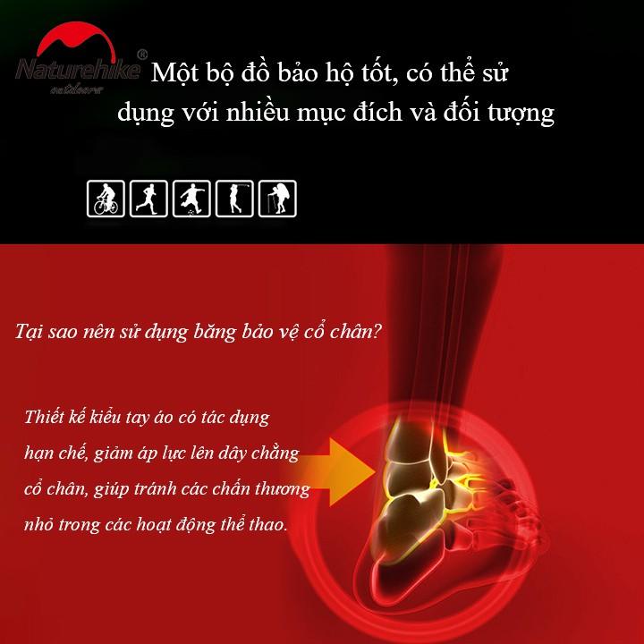 Băng quấn bảo vệ cổ chân leo núi, chạy bộ, tập thể thao du lịch dã ngoại Naturehike HH05A002-B
