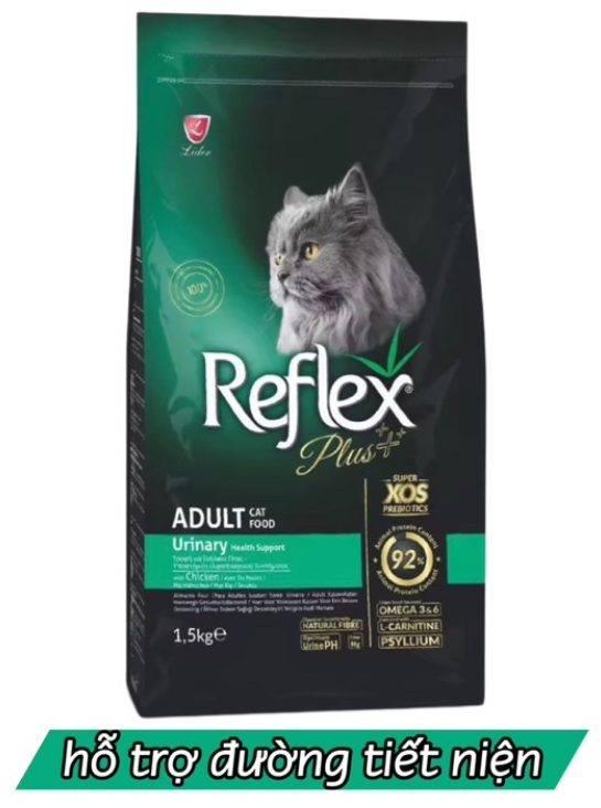 Hạt Cho Mèo Trưởng Thành Reflex Plus Cat Food Urinary - Ngăn Ngừa Bệnh Tiết Niệu - Vị Gà - 1.5kg