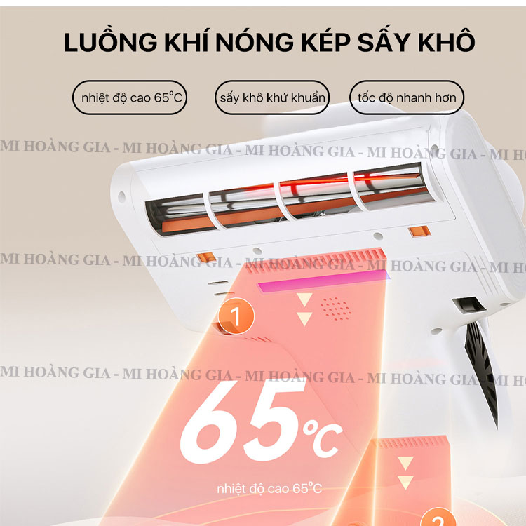 Máy hút bụi đệm giường diệt khuẩn UV Xiaomi UWANT M300 - lực hút mạnh 13KPa  - Hàng nhập khẩu