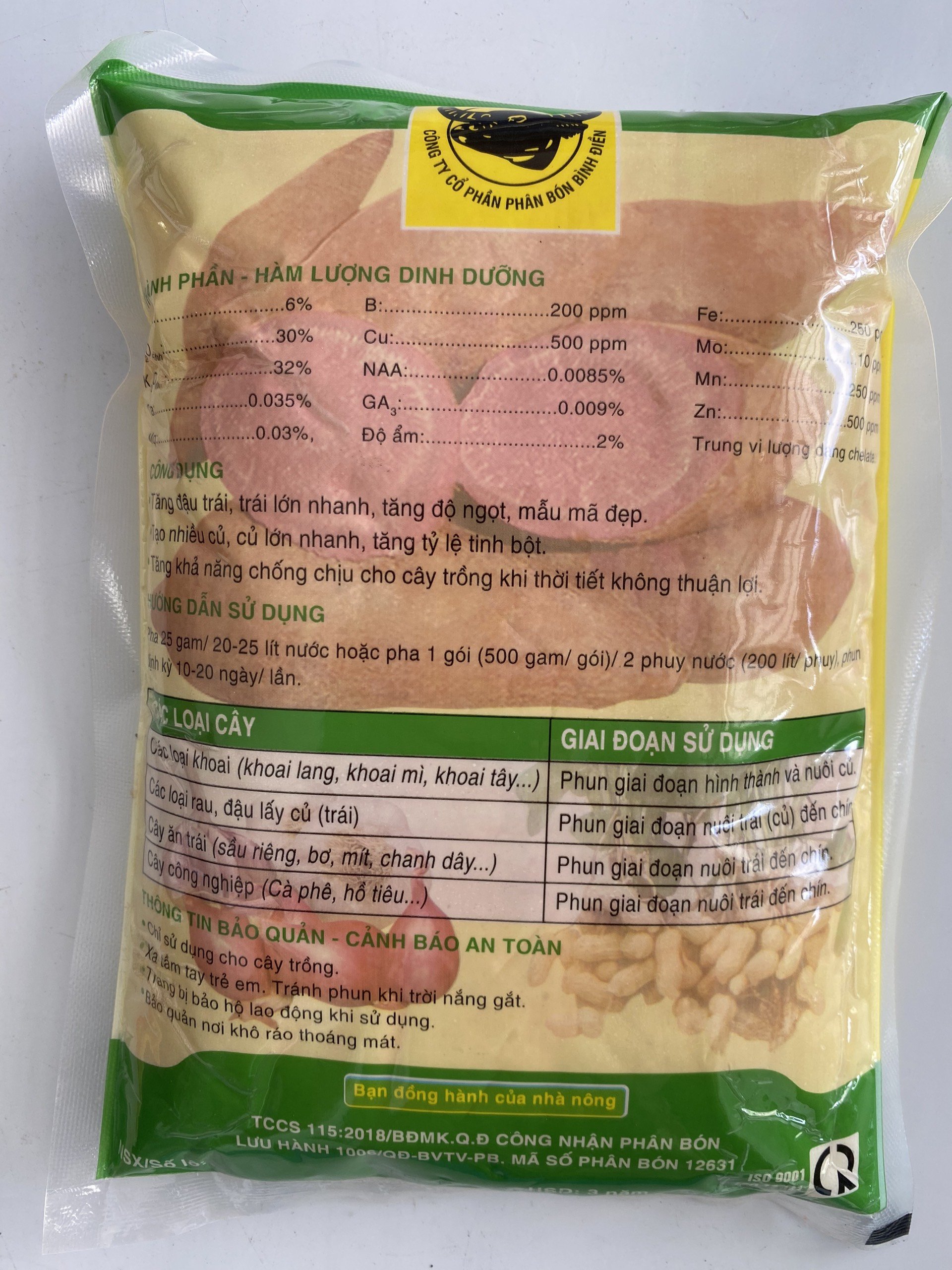 Phân Bón Lá To Củ Lớn Trái 6-30-32 +TE | PHÂN BÓN ĐẦU TRÂU MK 007 | PHÂN BÓN | GÓI 100G, 500G