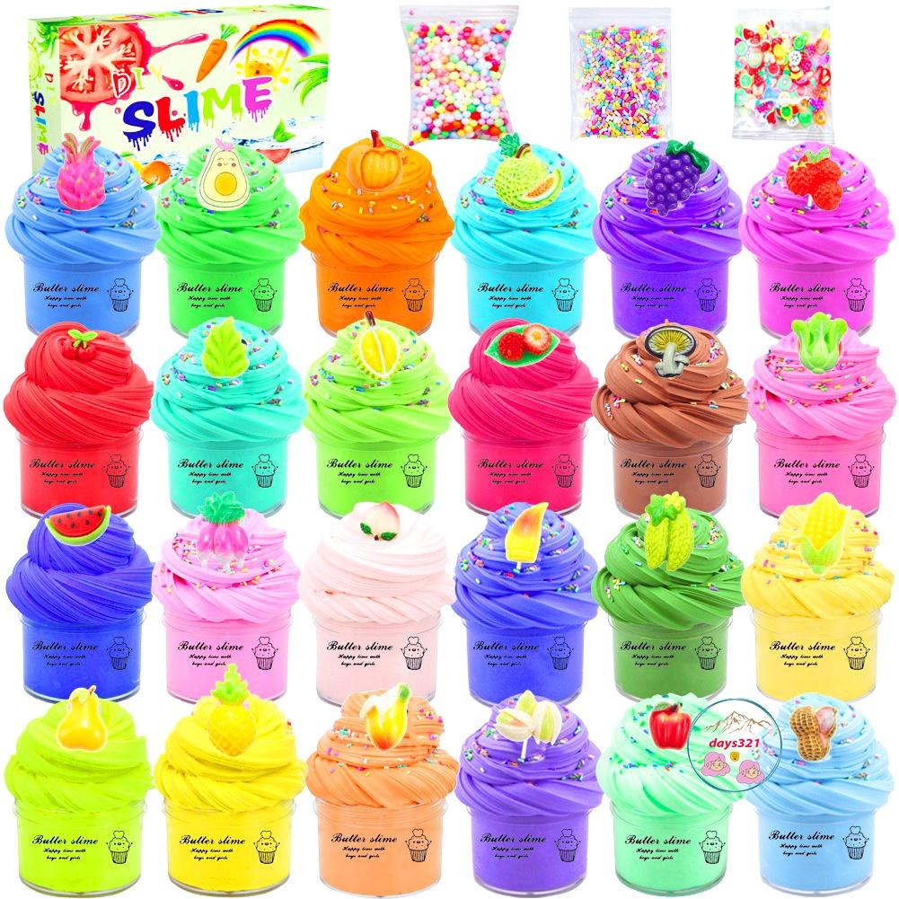 Mẫu mới Kem táo vanilla/ Đồ chơi slime dễ thuơng/ 200 ml/ Slime mới giá rẻ