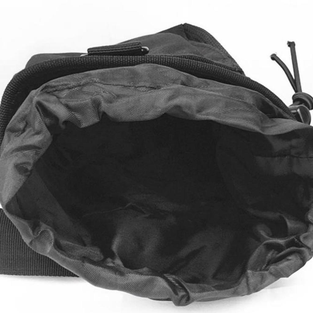 2pcs/set Black+ Tan Strong Durable Chalk Bag with Adjustable & Quick Clip-on Belt for Rock Climbing Weightlifting Bouldering Gym