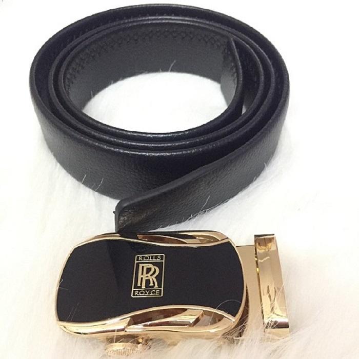 Thắt Lưng Da Nam Cao Cấp Khóa Cài. Dây Nịt Nam Da Bò 100% Mạ Vàng Nam Tính GC35