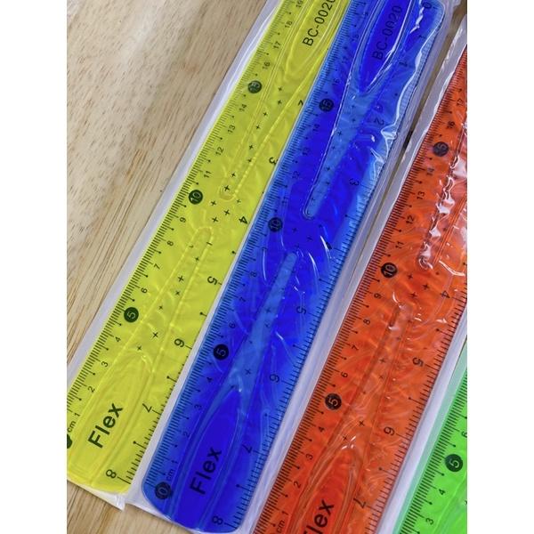 Thước Dẻo Màu Dài 20cm Dày Dặn