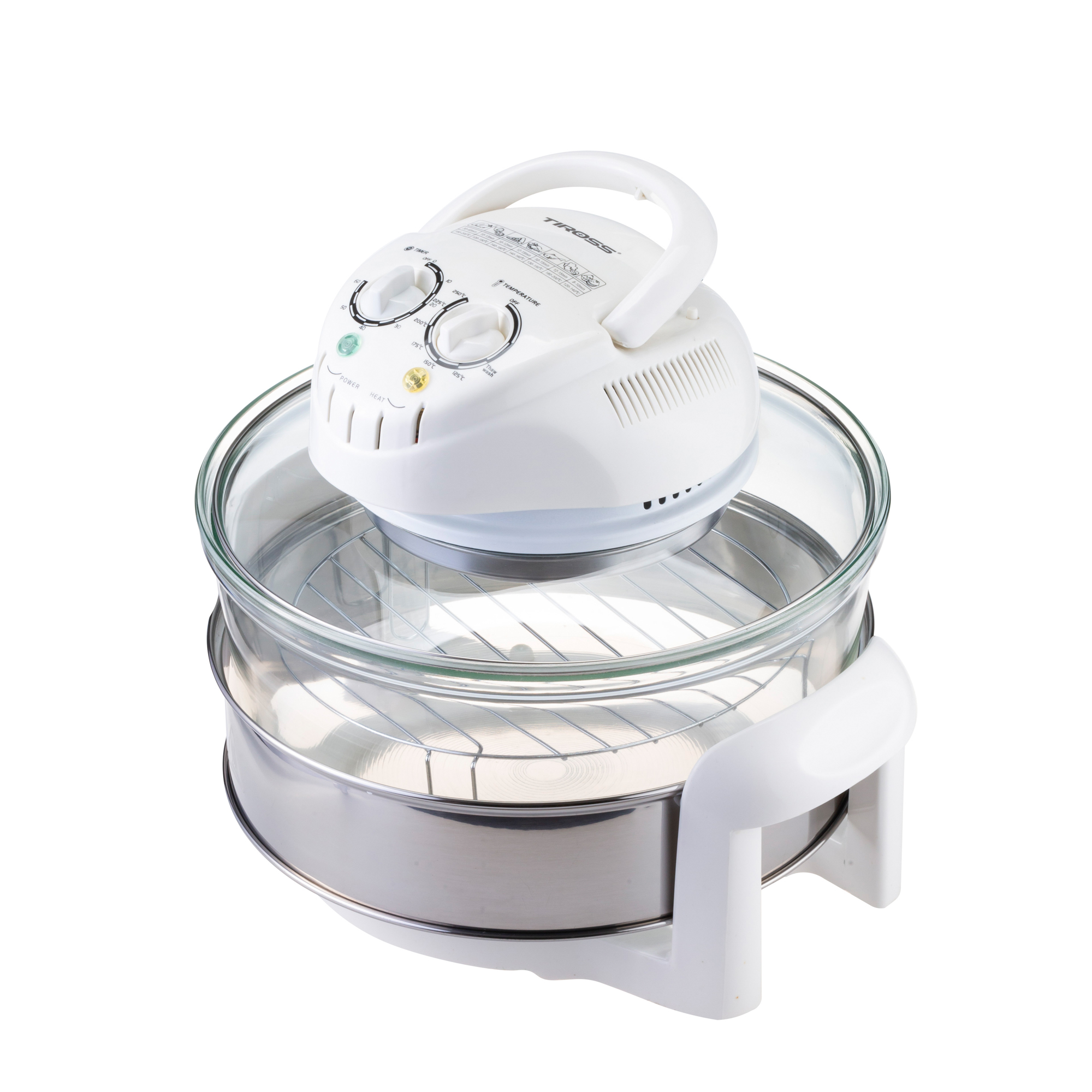 Lò Nướng Thủy Tinh Halogen Tiross TS967 12L - Hàng chính hãng