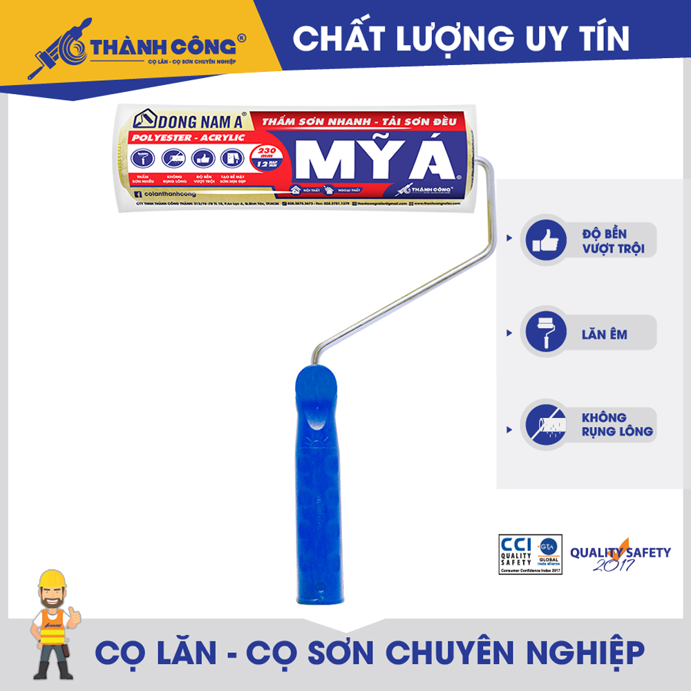 CỌ LĂN ĐA NĂNG MỸ Á – DÙNG CHO LỚP SƠN LÓT, GIẢI PHÁP CỌ LĂN ĐA NĂNG CHO MỌI CÔNG TRÌNH