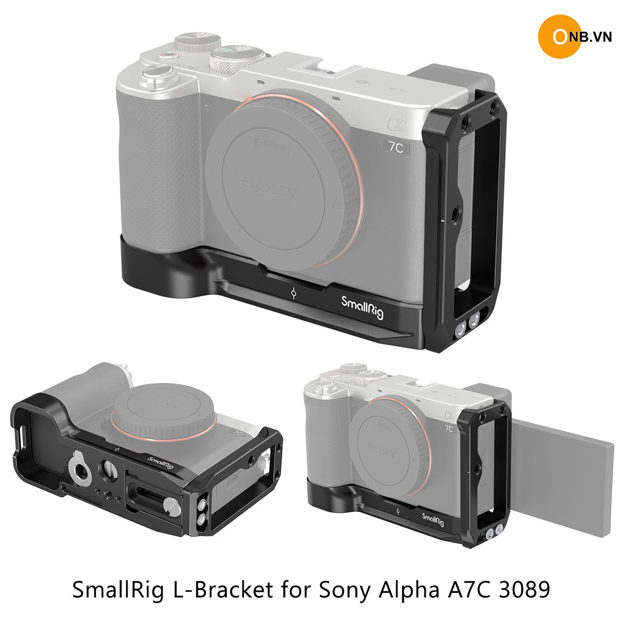 SmallRig L Plate So-ny Alpha A7C 3089 để máy ngang dọc