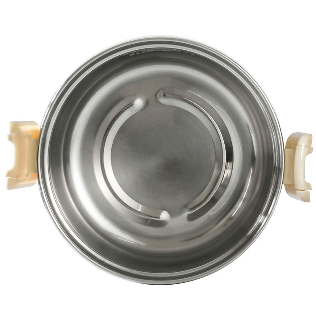Hộp cơm điện Lock&Lock EJR226IVY 2 Lít - Hàng chính hãng, vỏ chống nước, kèm dụng cụ hút chân không - Hapos