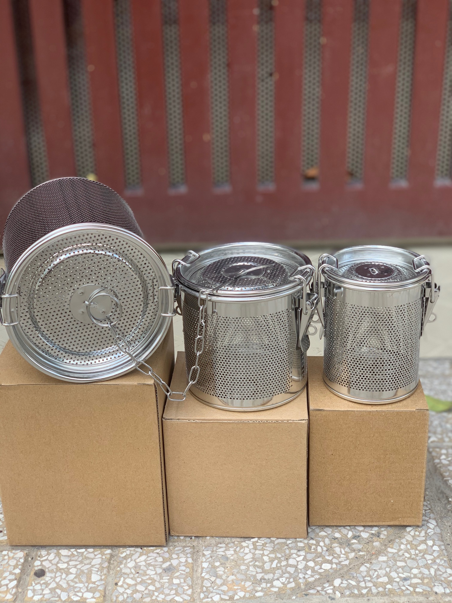 Dụng cụ lọc gia vị bằng inox