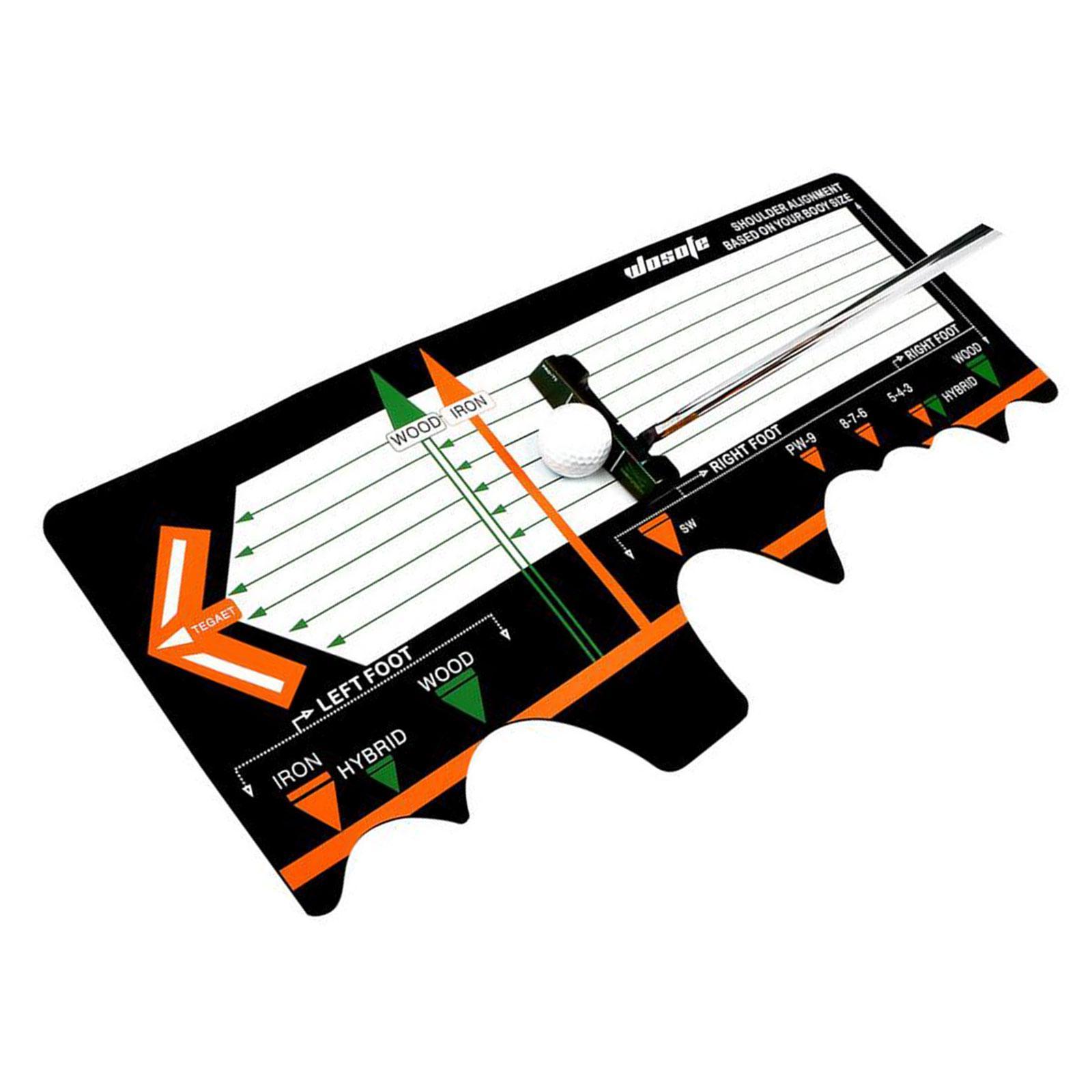 Golf Practice Swing Mat, Golf Swing Practice for Swing Detection Batting, Golf Pad for Driving Range Golf Accessories