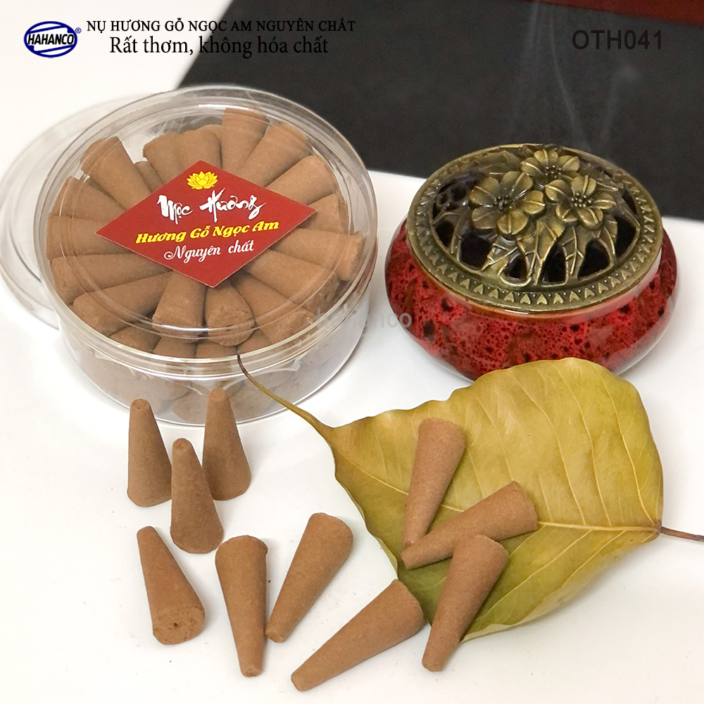 Nhang nụ siêu sạch gỗ Ngọc Am lên tuyết - hương thơm lan tỏa Xông trầm phong thủy, Xua đuổi tà khí tai ương - giúp thư giãn tĩnh tâm, an yên