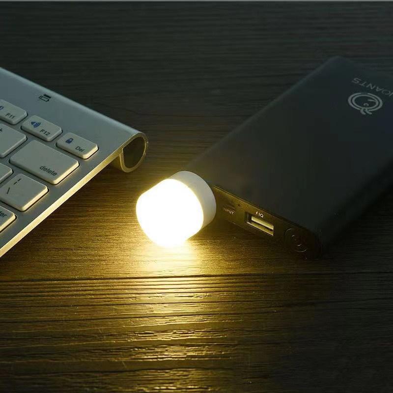 Đèn LED USB mini DUSBM1, đèn ngủ đọc sách, bảo vệ mắt đèn phù hợp với củ sạc, laptop và PC sử dụng cho phòng ngủ, hành lang