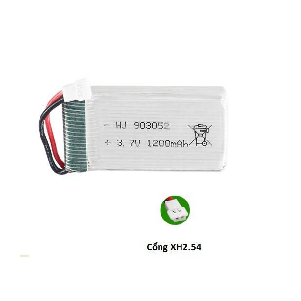 Pin Máy Bay Điều Khiển Dung Lượng Cao 3.7V 1200mAh 25C( X5SW .X5S.X5SC.M18..)