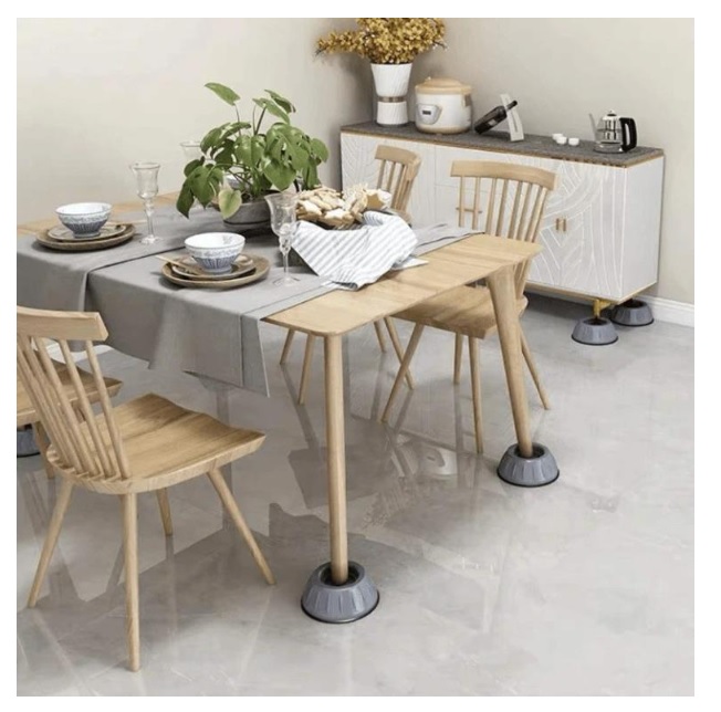 Bộ 04 chân đế cao su chống rung máy giặt