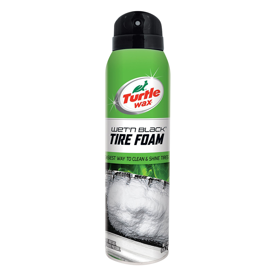 Combo Bọt Xịt Bóng Vỏ Lốp Xe Turtle Wax Và Chất Vệ Sinh Nhựa Đường Cam Bullsone - Tặng Xà Phòng Rửa Xe 3M