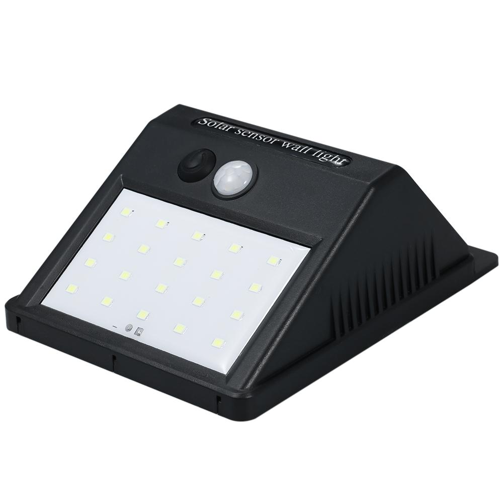 Đèn tường cảm biến chuyển động PIR sử dụng năng lượng mặt trời LED, chống nước IP65