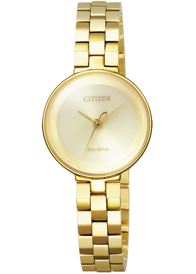 Đồng Hồ Nữ Citizen Dây Thép Không Gỉ EW5502-51P - Mặt Vàng (Sapphire)