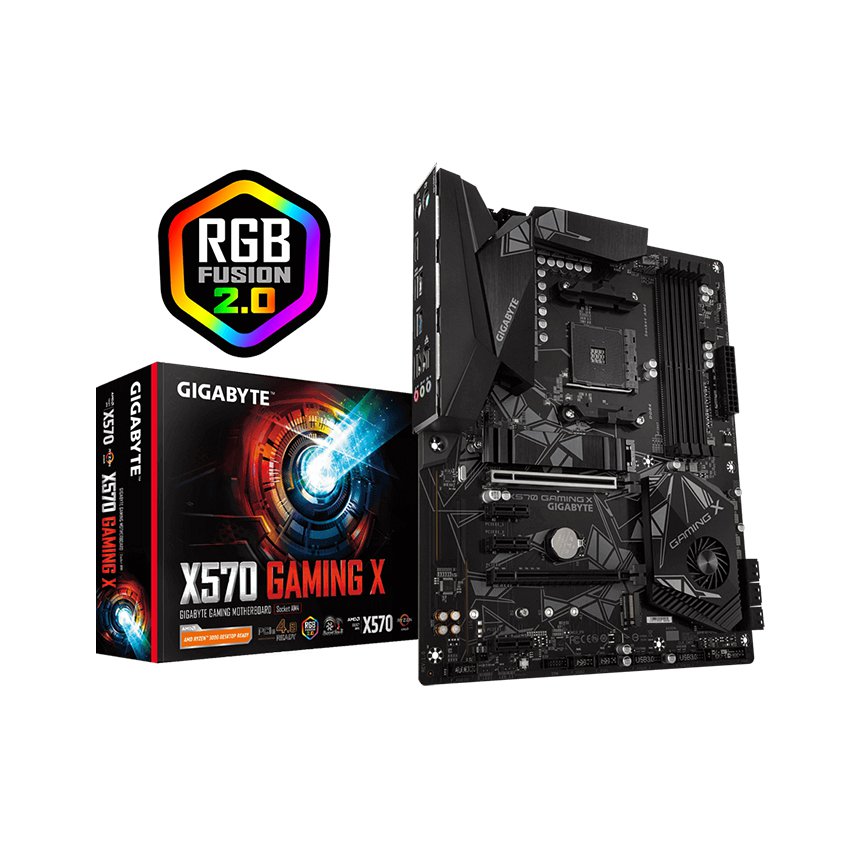 Mainboard GIGABYTE X570 GAMING X (AMD X570, Socket AM4, ATX, 4 khe RAM DDR4)-hàng chính hãng