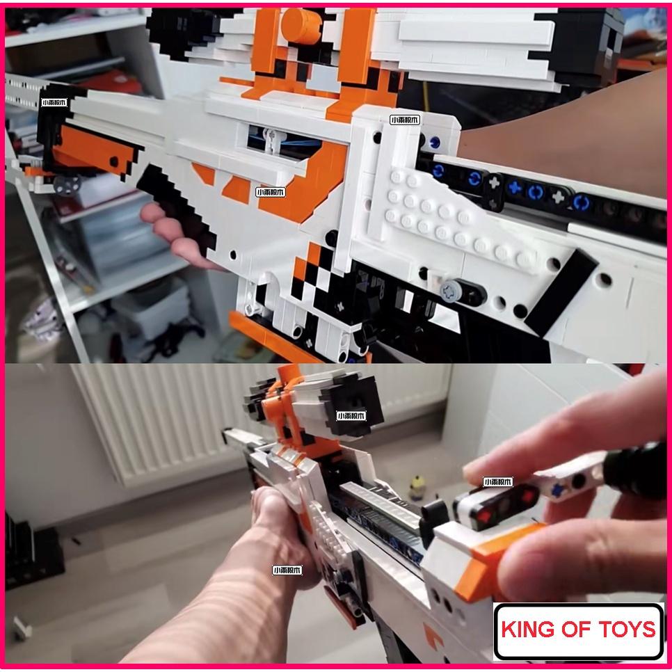 Đồ Chơi Lắp Ráp Kiểu LEGO CSGO Mô Hình AWP Asiimov Với 2030 Mảnh Ghép, Bản Thiết Kế Tiêu Chuẩn Của Kevin183