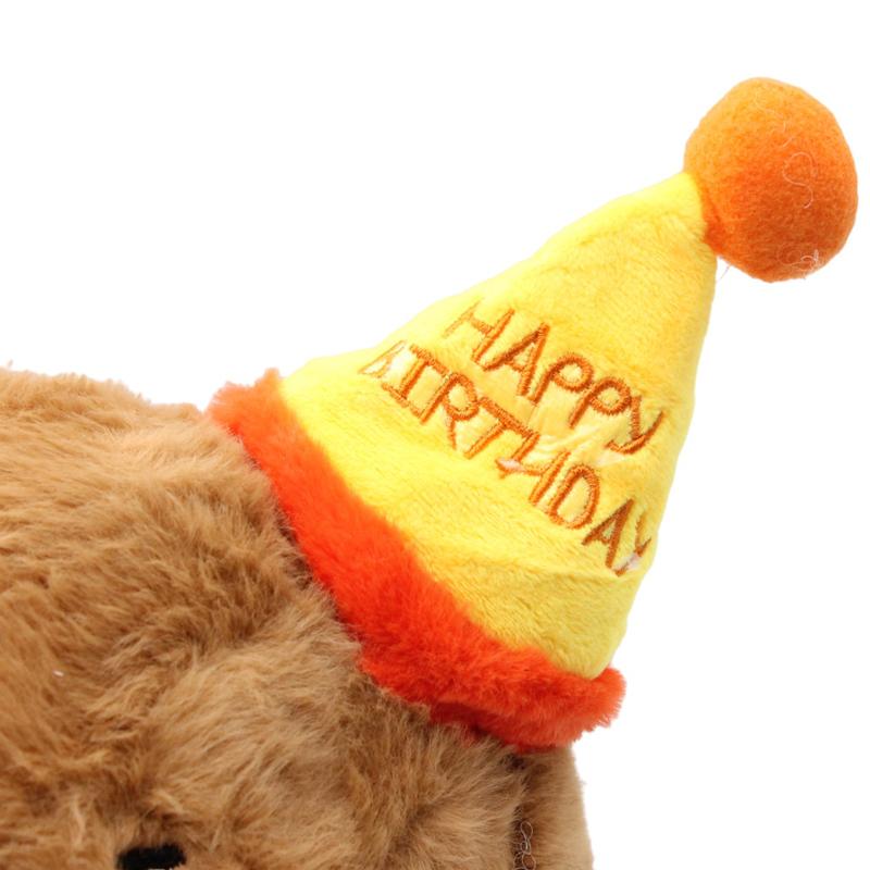 Thú Bông Capybara Đội Nón Sinh Nhật 33 cm - Nuan Nuan YHLMT33