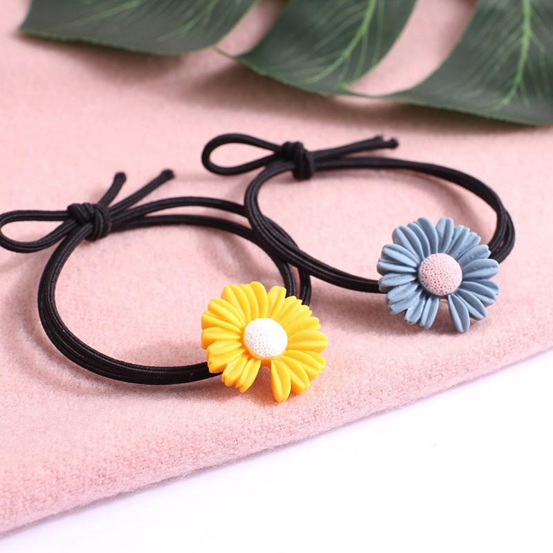 Chun buộc tóc cúc hoạ my - giao màu ngẩu nhiên