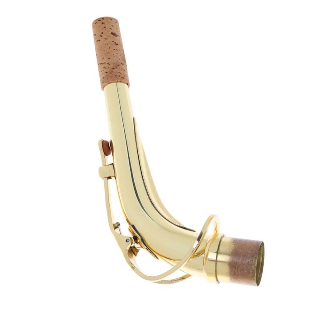 Sunnimix Đồng Thau  Sax Cổ Đường Cong Cổ Cho EB Alto Saxophone, Vàng