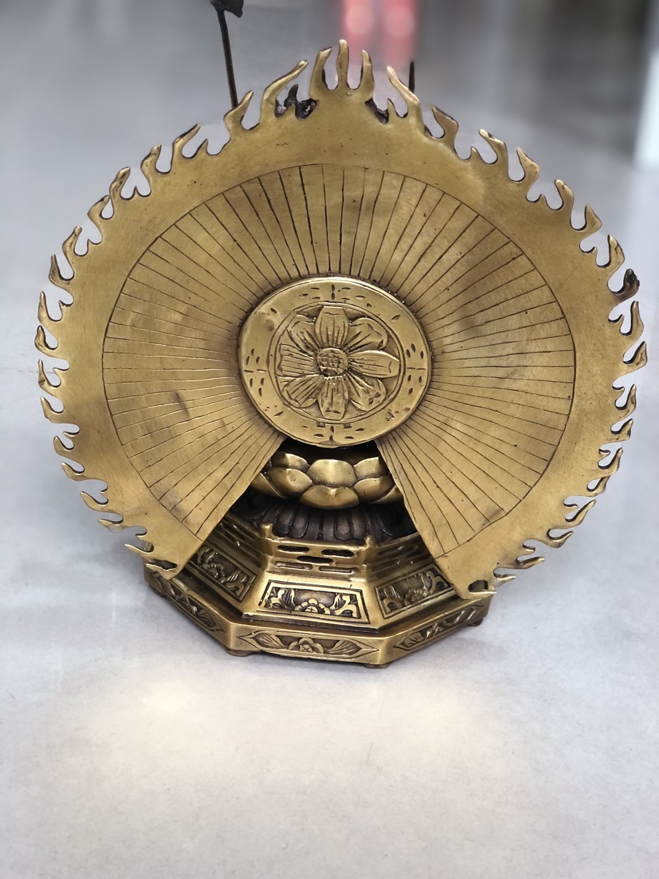 Phạt bà ngìn mặt nghìn tay bằng đồng,cao 25cm