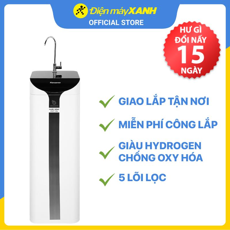 Máy lọc nước RO Hydrogen ion kiềm Kangaroo KG100ES1 5 lõi - Hàng chính hãng