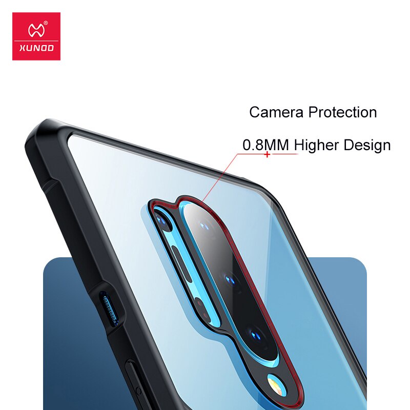Ốp lưng dành cho Oneplus 8 Pro trong suốt chống sốc XUNDD, chống va đập, bảo vệ camera, siêu bền bỉ - Hàng nhập khẩu