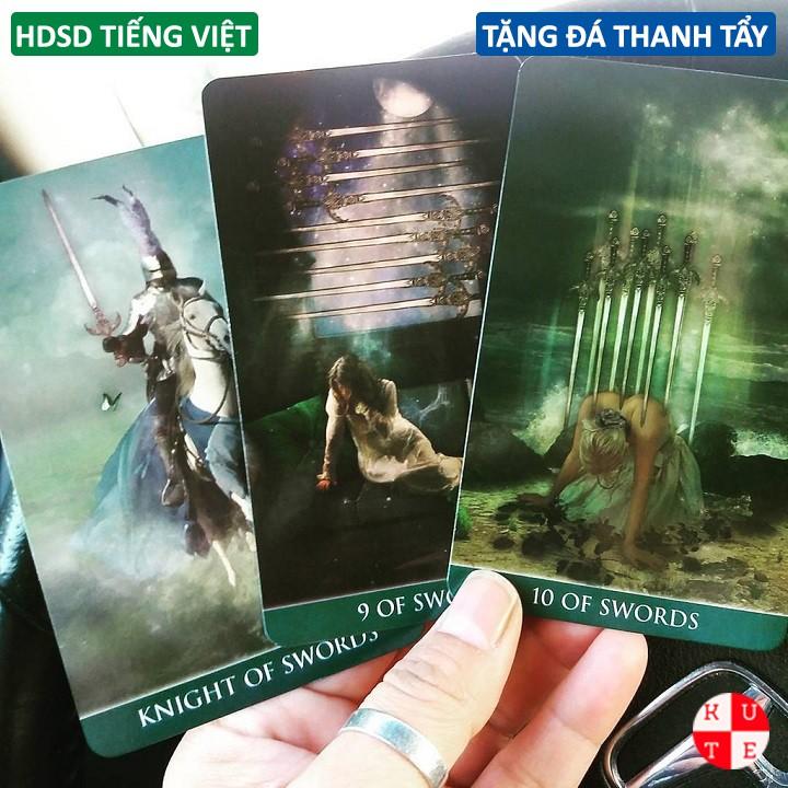 Bộ Bài Tarot Thelema 78 Lá Bài Tặng Hướng Dẫn Tiếng Việt Và Đá Thanh Tẩy
