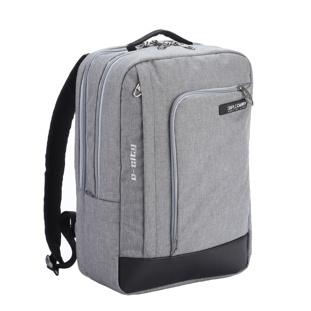 Balo laptop Simplecarry E-City 2 - Grey