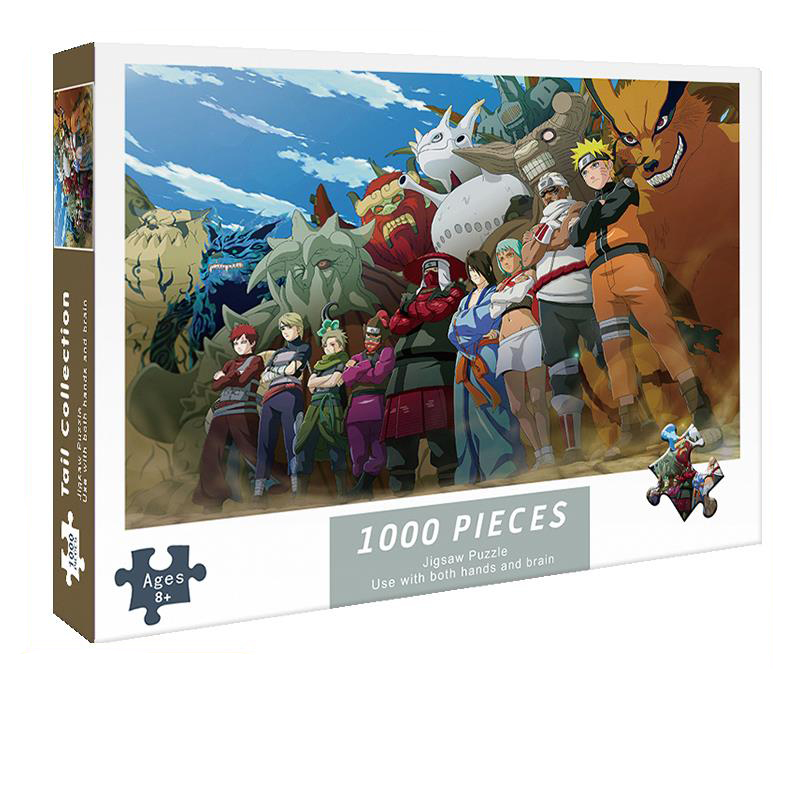 Bộ Tranh Ghép Xếp Hình 1000 Pcs Jigsaw Puzzle Naruto Vĩ Thú Và Các Jinchuuriki Bản Đẹp Cao Cấp