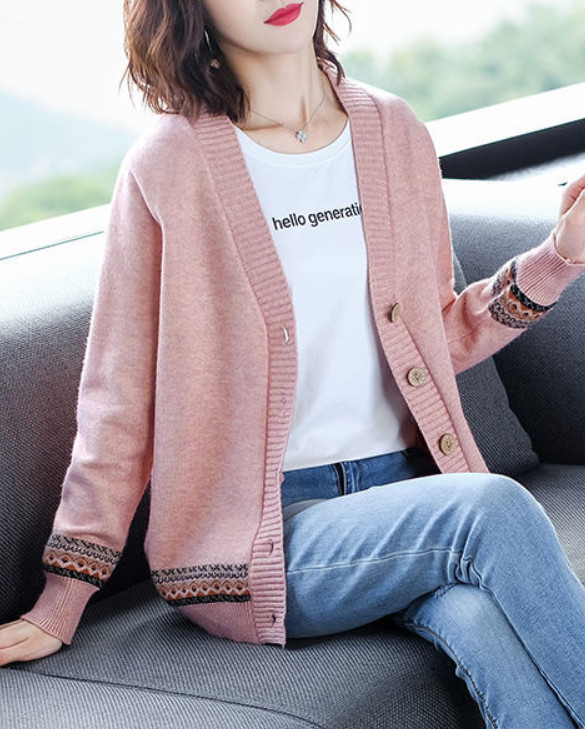 Áo Cardigan Nữ Họa Tiết Xinh Thời Trang Korea ALN037 MayHomes Mẫu Mới Mùa Xuân