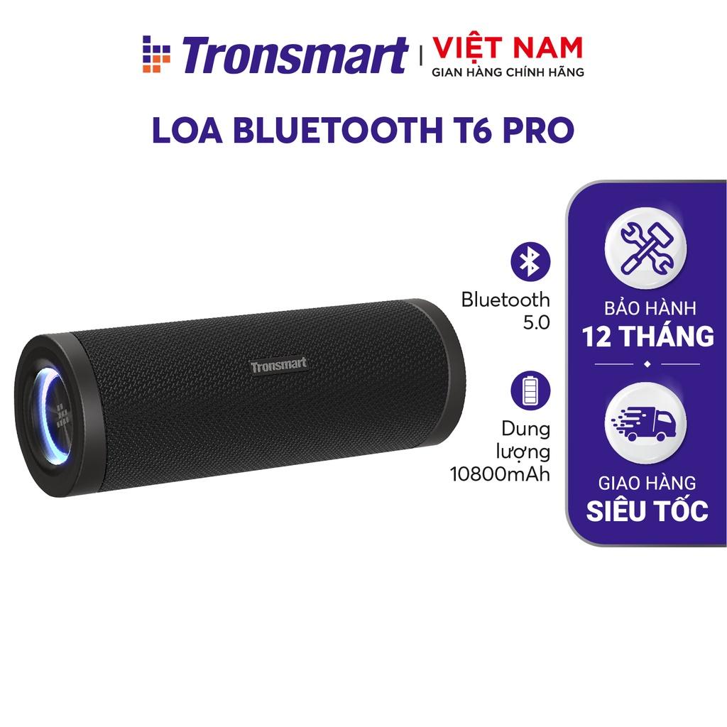 Loa Bluetooth Tronsmart T6 Pro 45W Chống nước IPX6 Ghép nối 2 loa - Hàng Chính Hãng - Bảo Hành 12 Tháng