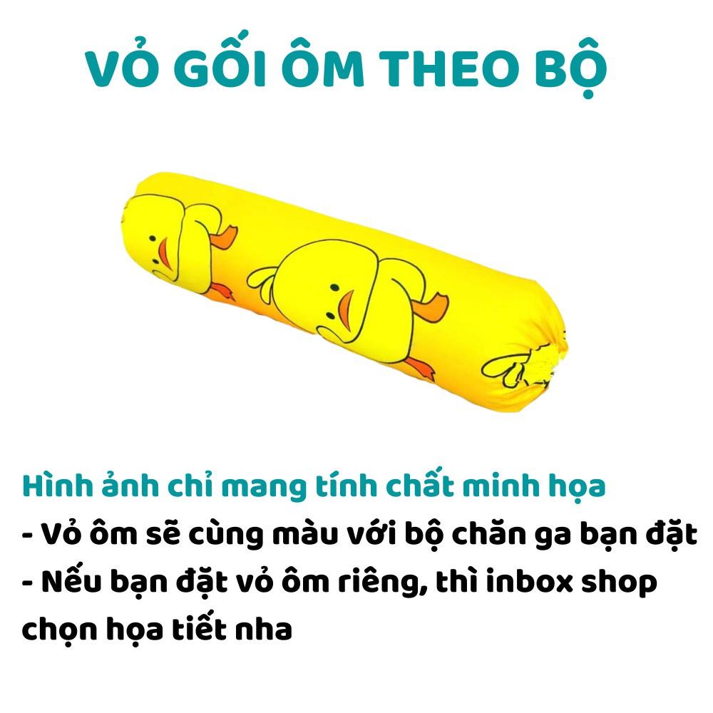 Vỏ gối ôm cotton  kích thước 35x110cm nhiều mẫu mã đa dạng