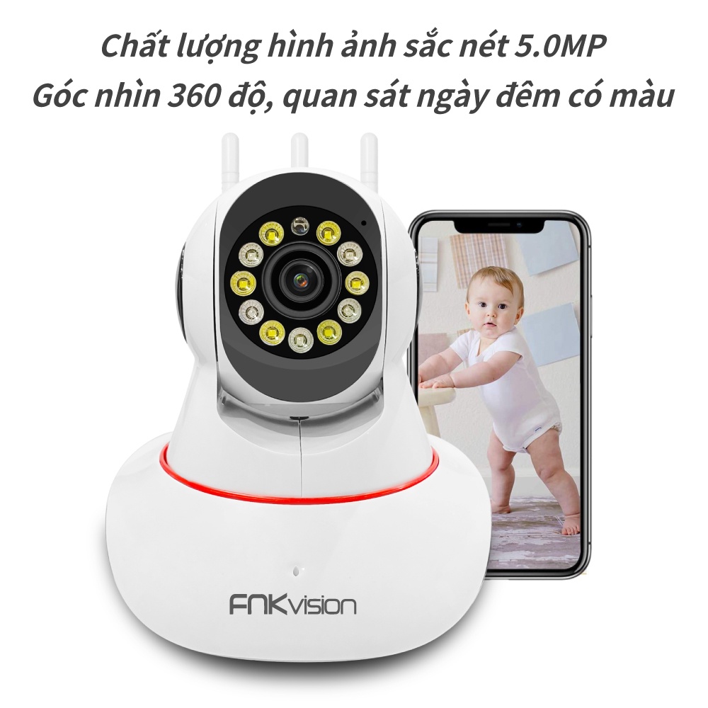 Camera Yoosee 3 râu 3.0MPX 11 led xoay 360 độ, hỗ trợ hiển thị Full HD, đàm thoại hai chiều, kèm thẻ nhớ 32Gb, hàng nhập khẩu