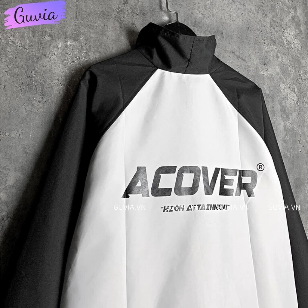 Áo Khoác Bomber Dù ACOVER Nam Nữ Ulzzang Unisex Kiểu Form Rộng 2 Lớp Jacket