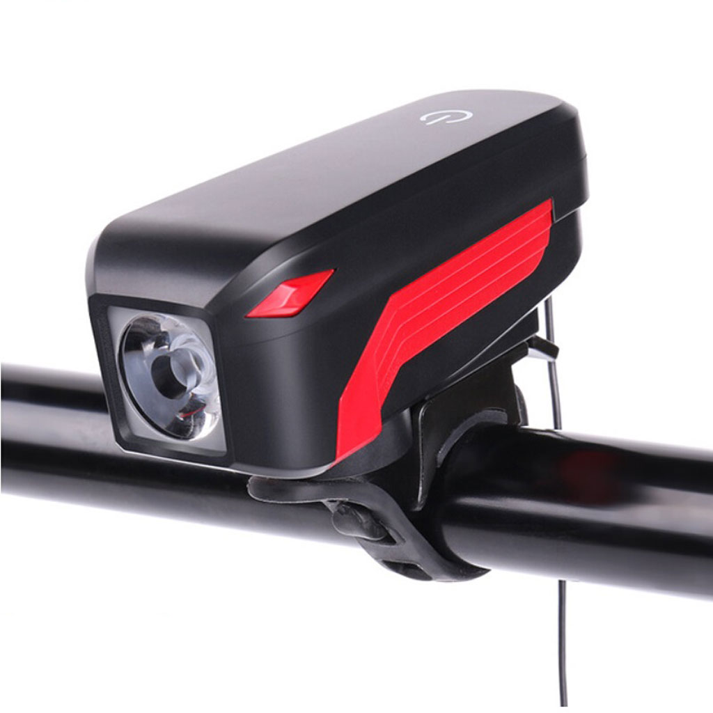 Đèn Xe Đạp Có Còi T6 350lumens Pin 2000mAh Còi âm thanh lớn 140dB MaiLee