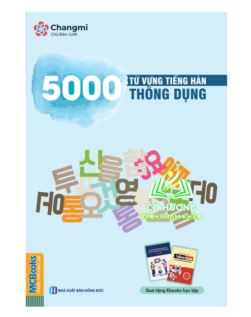 Sách - 5000 từ vựng tiếng Hàn thông dụng (MC)