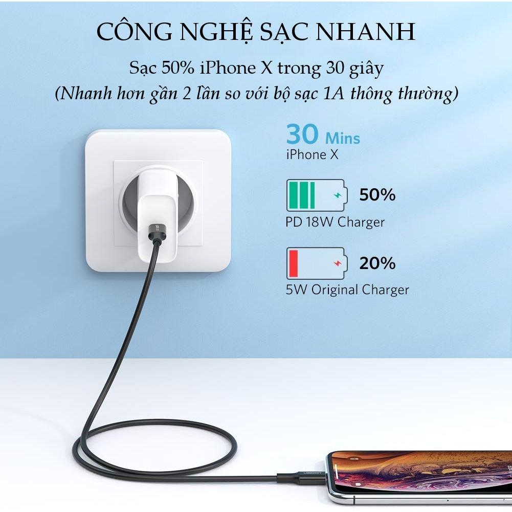 Cáp sạc và truyền dữ liệu, dài từ 0.25-3m UGREEN US171 USB-C sang liningg - Hàng chính hãng - Bảo hành 18 tháng 1 đổi 1