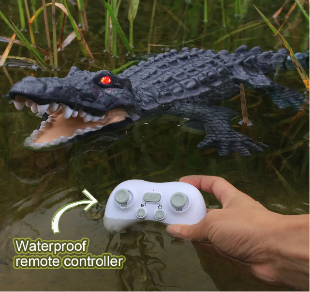 Cá Sấu Xanh Ghi-Nê Điều Khiển Từ Xa Croc Under Toy