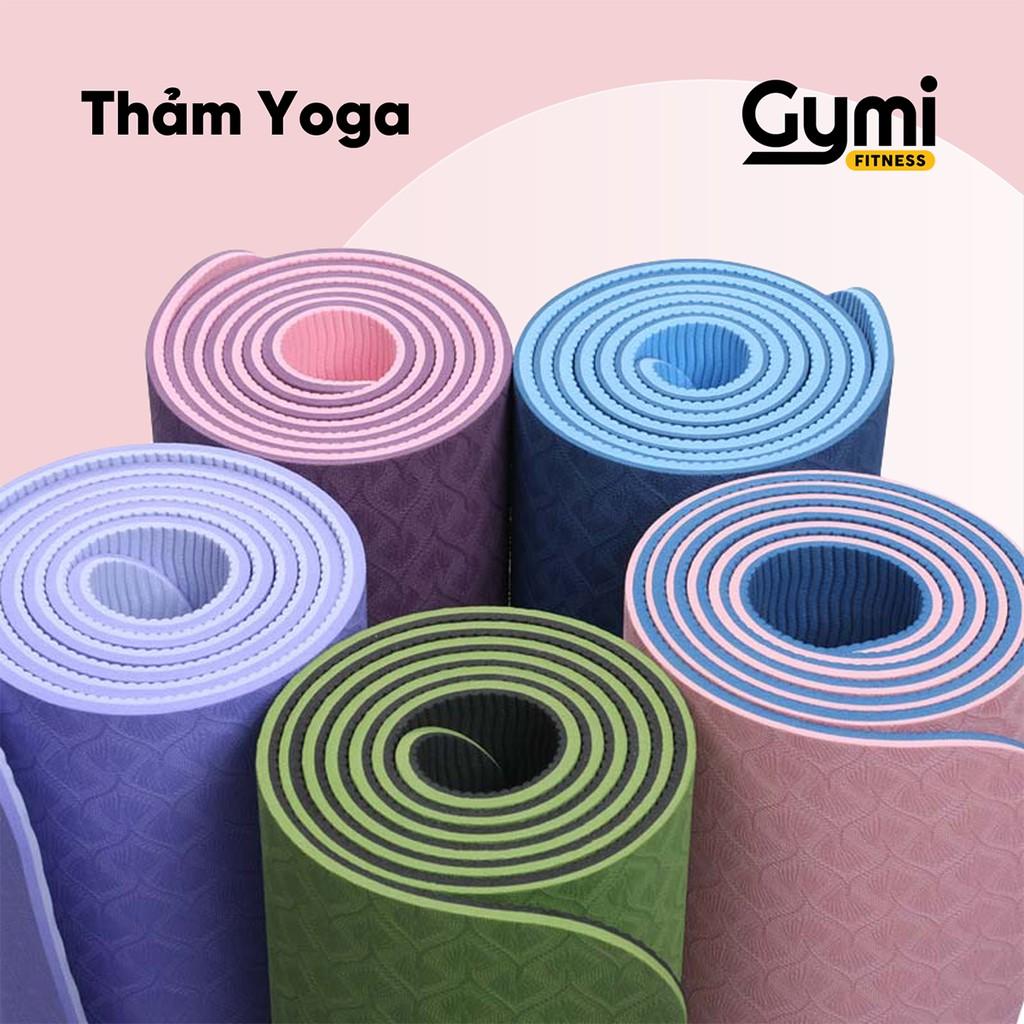 | Thảm Tập Yoga | Thảm Tập Gym TPE Siêu Bền 6mm Hàng Cao Cấp