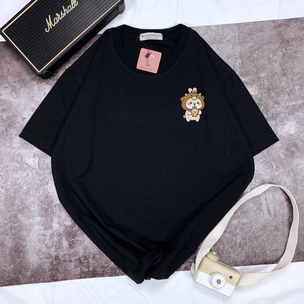 Áo thun tay ngắn Be Yourself unisex size M L XL - THỎ CẦM CÀ RỐT