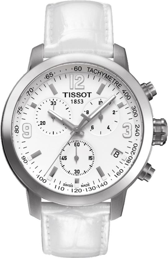 Đồng Hồ Nam Dây Da Tissot T055.417.16.017.00 (42mm) - Trắng